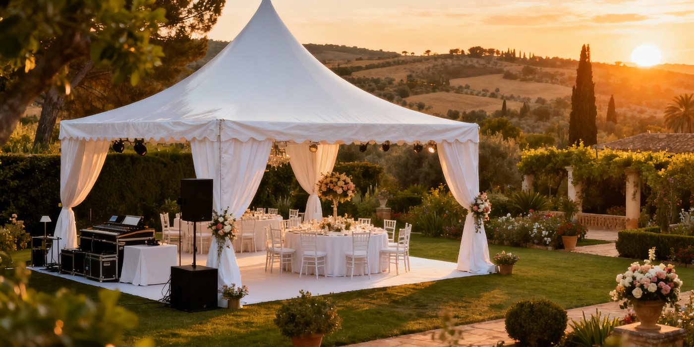 Carpa elegante al atardecer